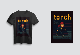 T-Shirt Design Entry 3749557 submitted by geges to the contest for AJ Rojek | Comic Book Writer run by rojek-andrew