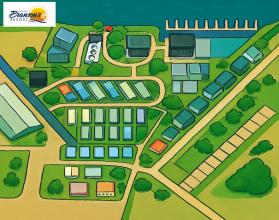 Fun new Park Map for office wall entry by Bob Filde