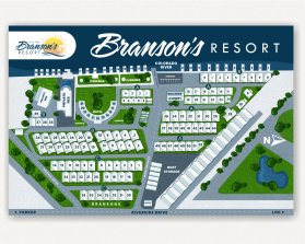 Fun new Park Map for office wall entry by Ari Muchtarom