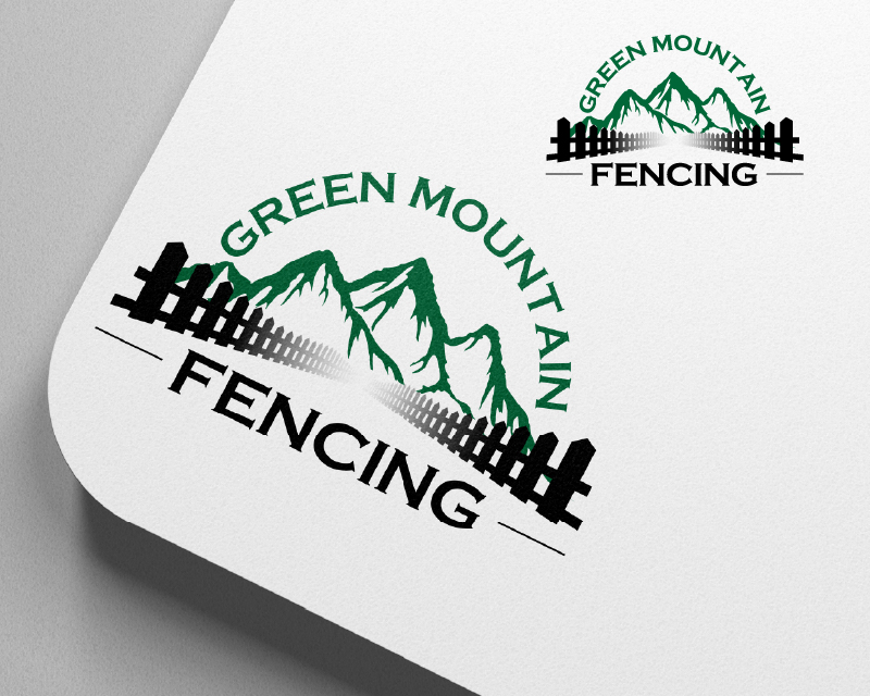 Logo Design for Green Mountain Fencing
