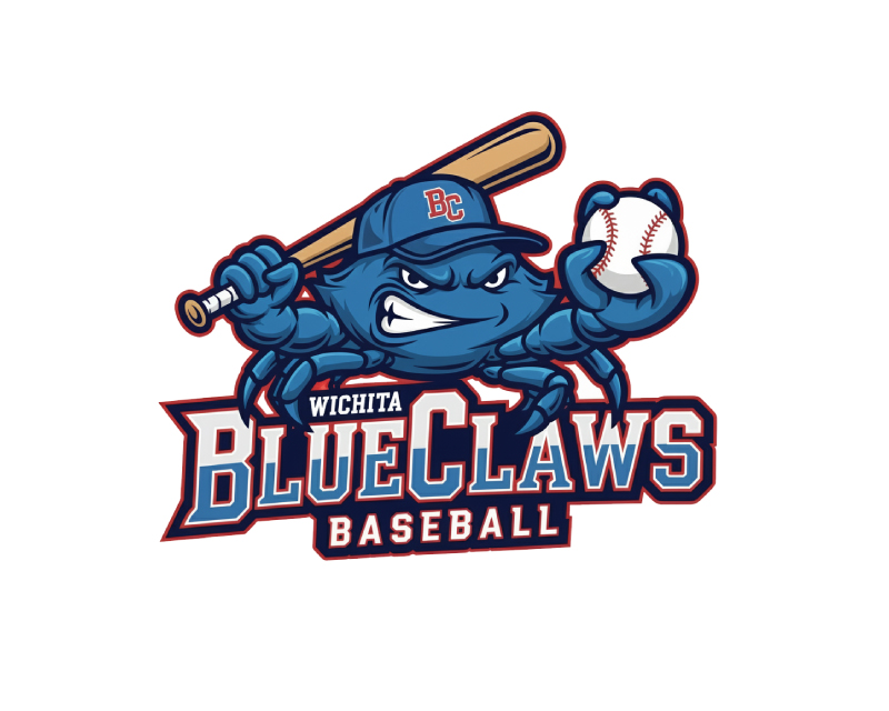 Logo Design for Wichita BlueClaws Baseball