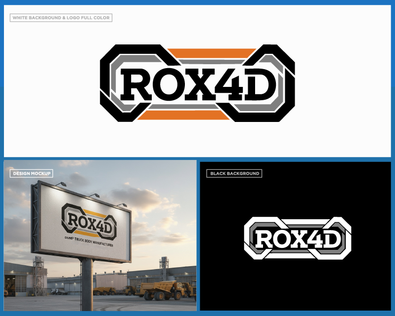 Logo Design for the company name is ROX4D  the website is ROX4D.com
