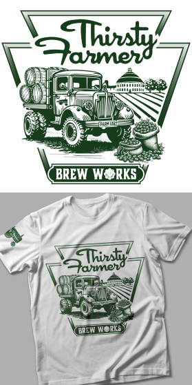 Need t-shirt design for Farm Brewery entry by Arvin Dwitama