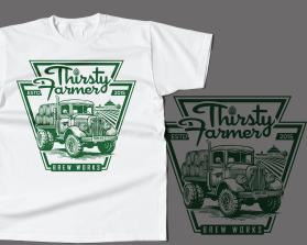 T-Shirt Design Entry 3798312 submitted by TOM1 to the contest for Need t-shirt design for Farm Brewery run by kknouse