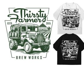 T-Shirt Design Entry 3781455 submitted by Armchtrm to the contest for Need t-shirt design for Farm Brewery run by kknouse
