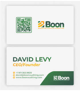 Business Card Design for a marketing consultant entry by alanqosh