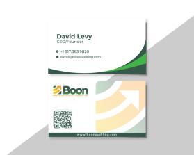 Business Card Design for a marketing consultant entry by bayu_desain88