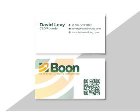Business Card Design for a marketing consultant entry by bayu_desain88