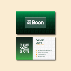 Business Card Design for a marketing consultant entry by Jheebsyn 