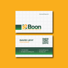 Business Card Design for a marketing consultant entry by Jheebsyn 
