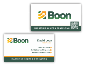 Business Card Design for a marketing consultant entry by larajenyfer1999