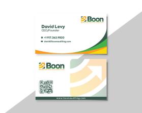 Business Card Design for a marketing consultant entry by bayu_desain88