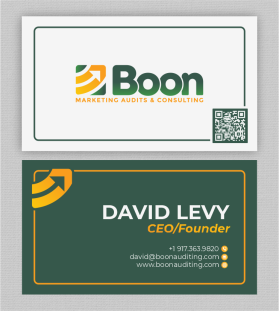 Business Card Design for a marketing consultant entry by alanqosh