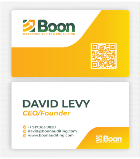 Business Card Design for a marketing consultant entry by alanqosh