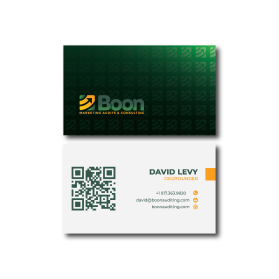 Business Card Design for a marketing consultant entry by Jheebsyn 