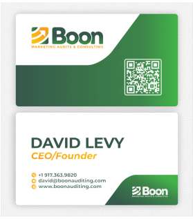 Business Card Design for a marketing consultant entry by alanqosh