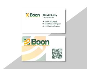 Business Card Design for a marketing consultant entry by bayu_desain88