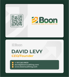 Business Card Design for a marketing consultant entry by alanqosh
