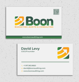 Business Card Design for a marketing consultant entry by iosiconsdesign