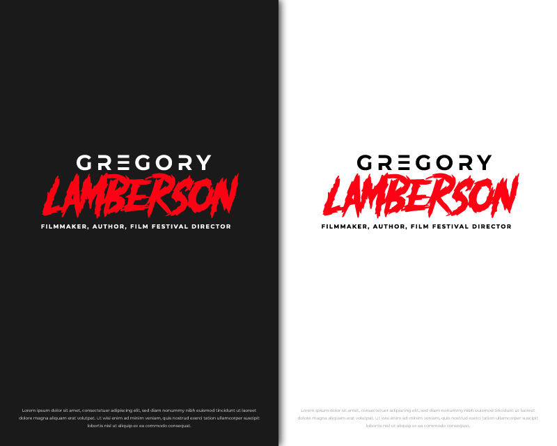 Logo Design for Gregory Lamberson or GREGORY LAMBERSON