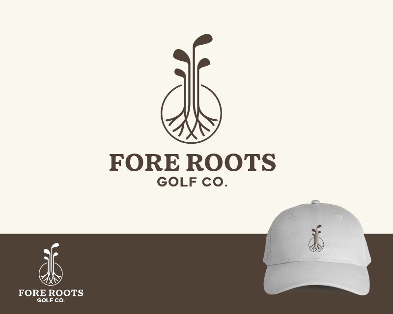 Logo Design for Fore Roots Golf Co.