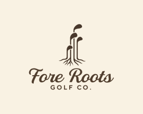 Fore Roots Golf Co. entry by iosiconsdesign
