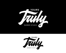 Yours Truly Barber Studio entry by PIO