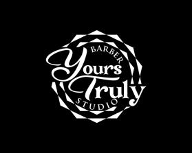 Yours Truly Barber Studio entry by Tasyarin74