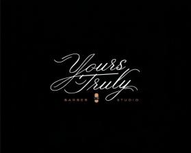 Yours Truly Barber Studio entry by Design_design