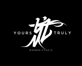 Yours Truly Barber Studio entry by Rulz