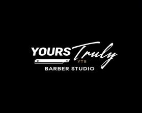 Yours Truly Barber Studio entry by Design_design