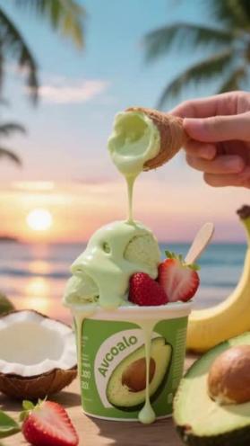 Avocado Ice cream Promo video entry by Xue_Hart_Tho