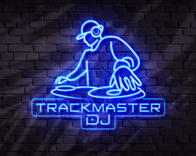 Logo for TrackMaster DJ app entry by Joel Bonete