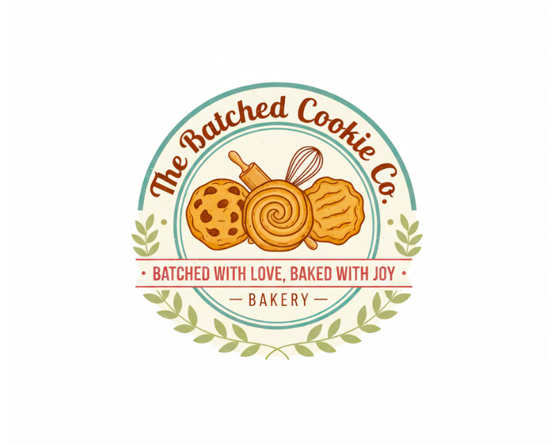 Logo Design for The Batched Cookie Co.