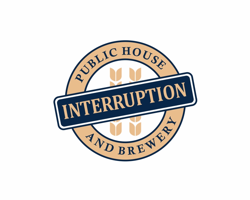 Logo Design for Interruption Public House and Brewery