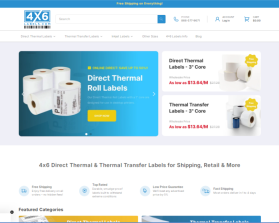 4x6Labels.com - REDESIGN OF HOMEPAGE, CATEGORY & PRODUCT PAGES entry by srilestari