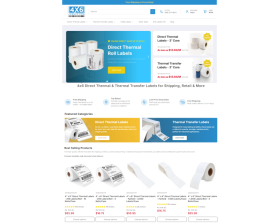 4x6Labels.com - REDESIGN OF HOMEPAGE, CATEGORY & PRODUCT PAGES entry by srilestari