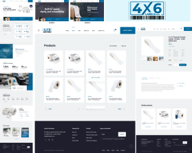 Web Design Entry 3849648 submitted by Kutchie_Creates to the contest for 4x6Labels.com - REDESIGN OF HOMEPAGE, CATEGORY & PRODUCT PAGES run by Mike A.
