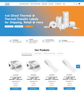 4x6Labels.com - REDESIGN OF HOMEPAGE, CATEGORY & PRODUCT PAGES entry by Eka Agusni