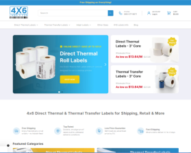 4x6Labels.com - REDESIGN OF HOMEPAGE, CATEGORY & PRODUCT PAGES entry by srilestari