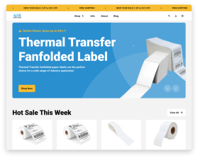 4x6Labels.com - REDESIGN OF HOMEPAGE, CATEGORY & PRODUCT PAGES entry by Lutfi Aziz Wahab
