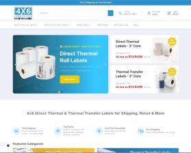 4x6Labels.com - REDESIGN OF HOMEPAGE, CATEGORY & PRODUCT PAGES entry by srilestari
