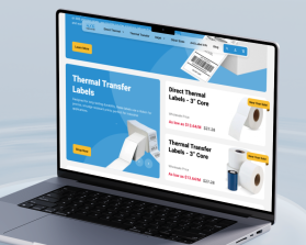 4x6Labels.com - REDESIGN OF HOMEPAGE, CATEGORY & PRODUCT PAGES entry by Lutfi Aziz Wahab