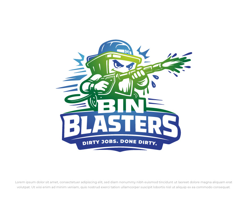 Logo Design Entry 3749687 submitted by FXF Creations to the contest for binblasters.ca run by Pamela007