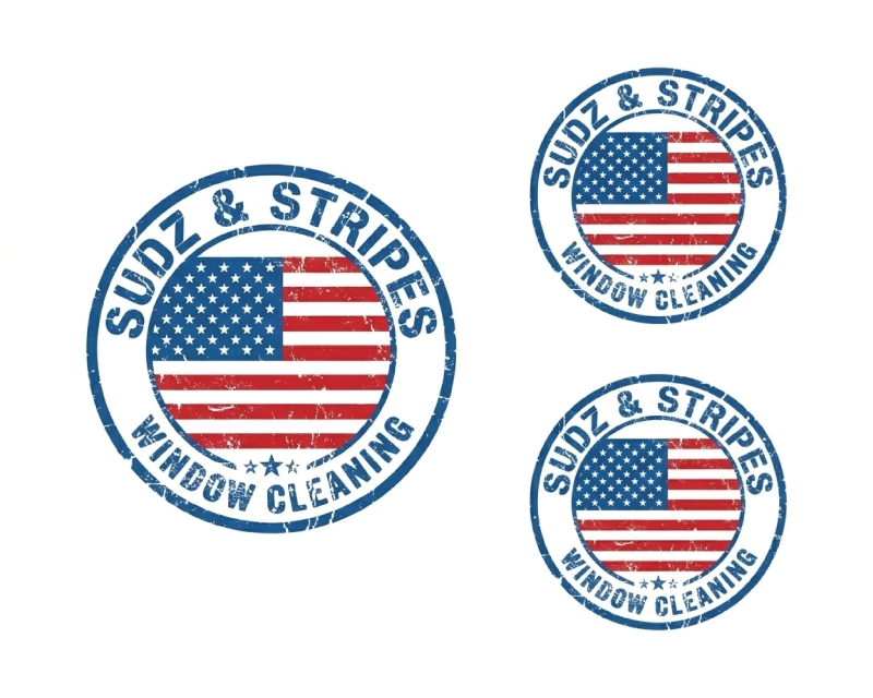 Logo Design for Sudz & Stripes Window Cleaning