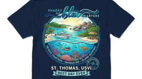 T-Shirt Design Entry 3882640 submitted by mdkibriaislam to the contest for Shades of Blue Charters run by mt_burzycki