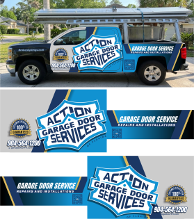 Action Garage Door Services entry by Graphdesignstd
