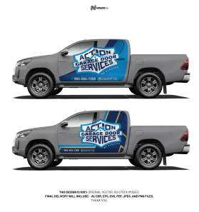 Action Garage Door Services entry by Nanda_Std