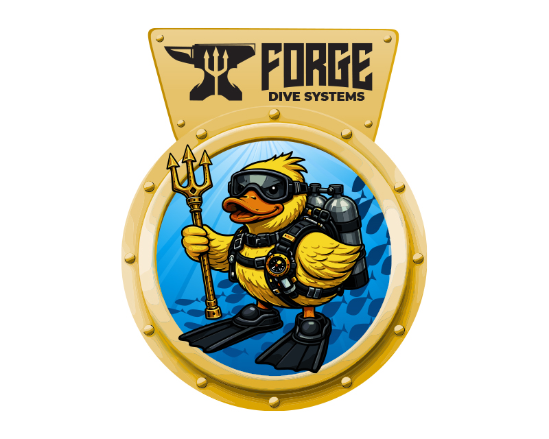 Mascot Design Entry 3792104 submitted by quimcey to the contest for Forge Dive Systems run by SVenForge