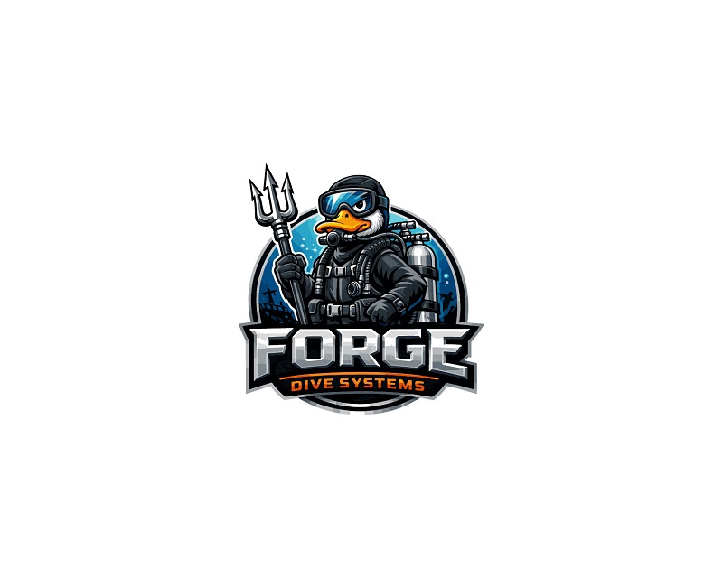 Mascot Design Entry 3792208 submitted by Adriana_99 to the contest for Forge Dive Systems run by SVenForge